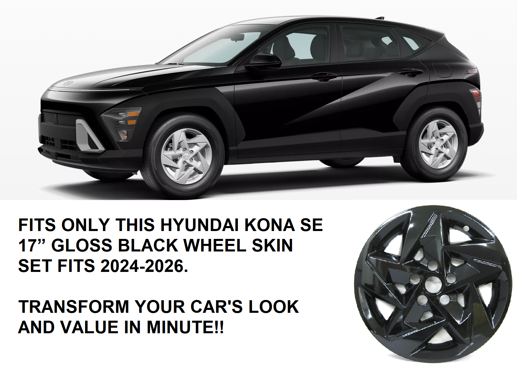 Hyundai Blackout Wheel Protectors