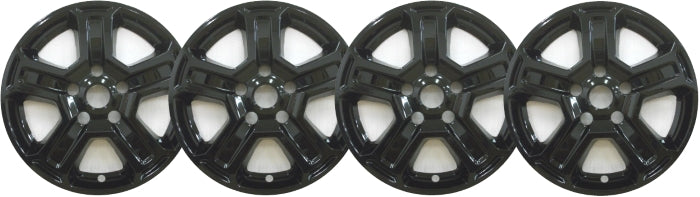 Jeep Wrangler (2019 - 2023) JL (2018) Black Wheel Protectors 17 Inch Set