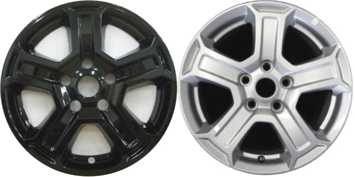Jeep Wrangler (2019 - 2023) JL (2018) Black Wheel Protectors 17 Inch Set