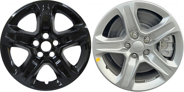 Jeep Compass (2023 - 2024) Black Protectors 17 Inch Set