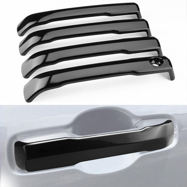 Toyota Tacoma (2024 - 2026) / Tundra (2022 - 2026) Gloss Black Door Handle Protectors
