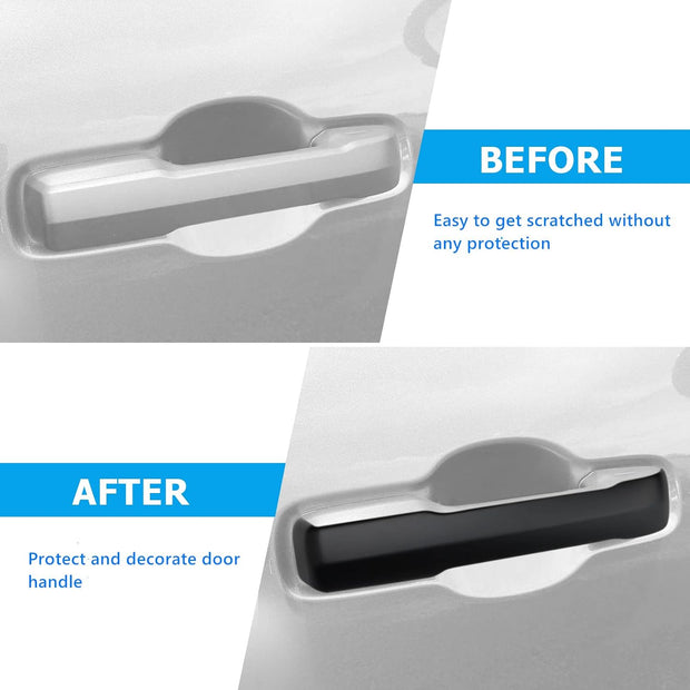 Toyota Tacoma (2024 - 2026) / Tundra (2022 - 2026) Gloss Black Door Handle Protectors