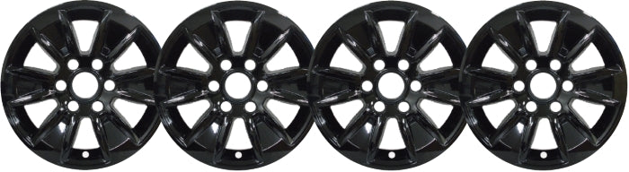 Chevrolet Silverado (2019 - 2025), GMC Sierra (2019 - 2025) Black Wheel Protectors 17 Inch