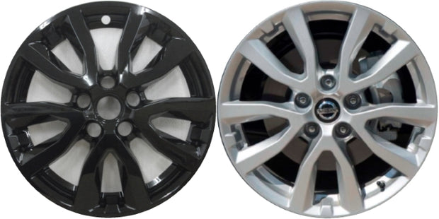 Will NOT Fit 4x4 or AWD Vehicles Nissan Rogue (2017 - 2020) Sport (2020-2022) Black Wheel Protectors 17 Inch Set