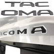 Tacoma Tailgate Bumper Decal Black Red Silver (2016-2020 Variant Years at Selection)