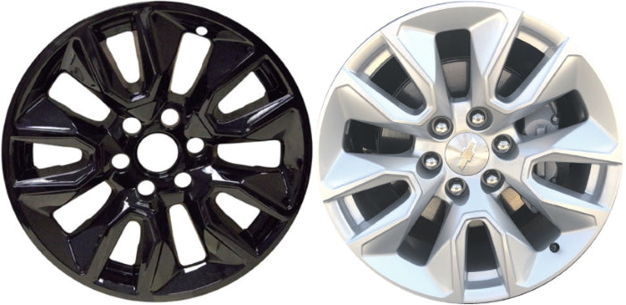 Chevy Silverado 1500 (2019 - 2025) Black Wheel Protectors 20 Inch