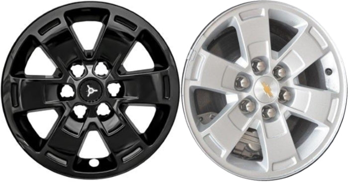 Chevrolet Colorado (2015 - 2020), GMC Canyon (2015 - 2020) Black Wheel Protectors 16 Inch Set