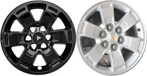 Chevrolet Colorado (2015 - 2020), GMC Canyon (2015 - 2020) Black Wheel Protectors 16 Inch Set