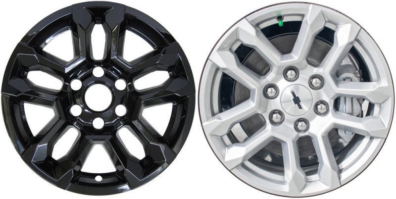 Chevy Colorado (2025) / Silverado 1500 (2022-2025) / Tahoe (2025) Black Wheel Protectors 18 Inch