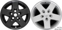Jeep Wrangler (2007 - 2017) JK (2018) Black Wheel Protectors 17 Inch Set