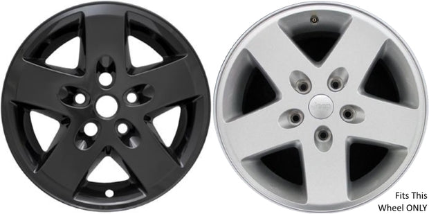 Jeep Wrangler (2007 - 2017) JK (2018) Black Wheel Protectors 17 Inch Set