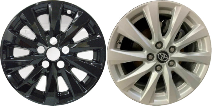 Toyota Camry Black Wheel Protectors 17 Inch Set Fits (2018 - 2020)