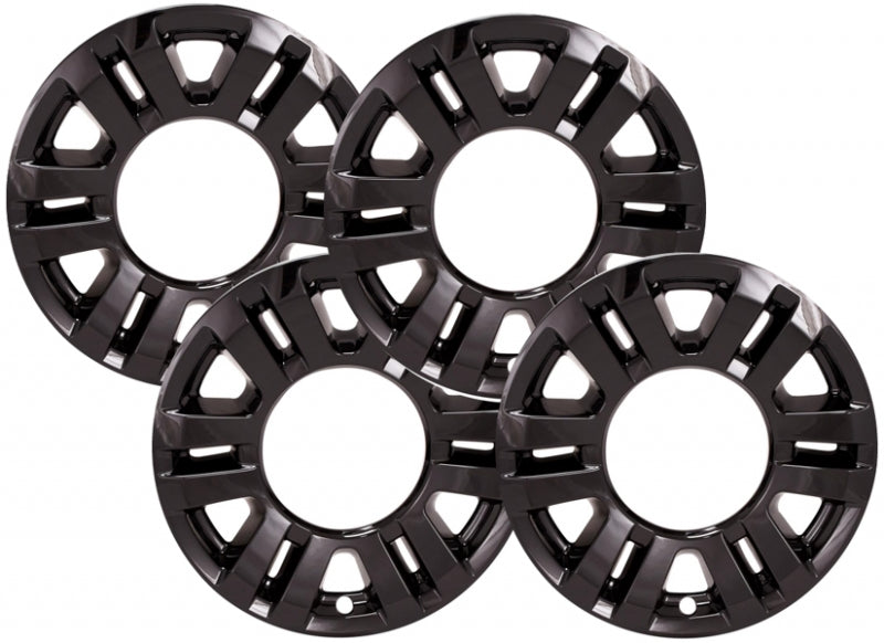 Ford F-250 / F-350 (2017 - 2019) Black / Chrome Wheel Protectors 18 Inch Set