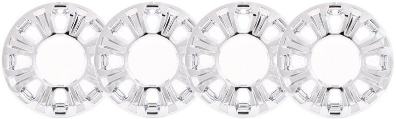 Ford F-250 / F-350 (2020 - 2022) Black / Chrome Wheel Protectors 18 Inch Set