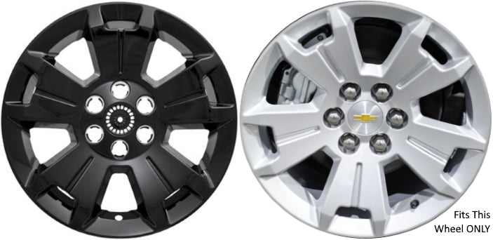 Chevy Colorado (2015 - 2022) Black Wheel Protectors 17 Inch Set