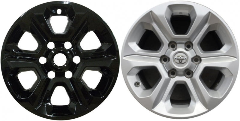Toyota 4Runner Black Wheel Protector 17 Inch Set Fits (2014 - 2024)
