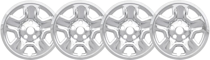 Jeep Gladiator (2020 - 2025), Wrangler (2019 - 2025) JL (2018) CHROME Wheel Protector 17 Inch Set