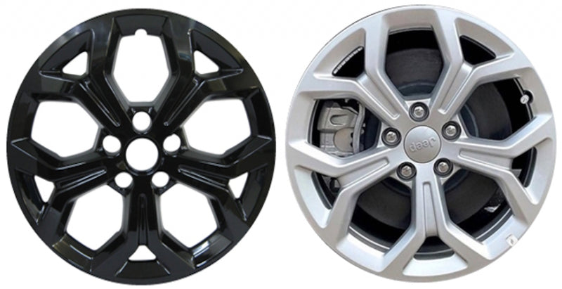Jeep Compass (2024 - 2025) Black Protectors 17 Inch Set