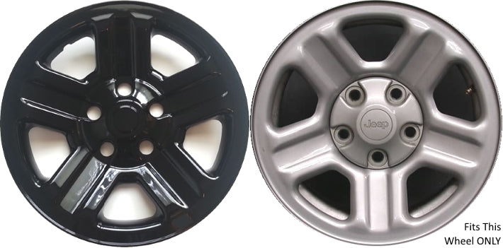 Jeep Wrangler (2007 - 2017) JK (2018) Black Wheel Protectors 16 Inch Set