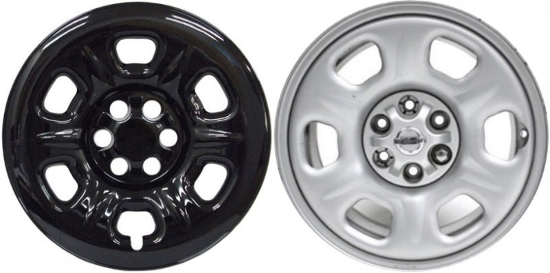 Nissan Frontier (2005 - 2025), Xterra (2005 - 2015) Black Wheel Skins Protectors 16 Inch Set