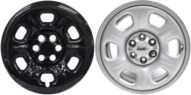 Nissan Frontier (2005 - 2025), Xterra (2005 - 2015) Black Wheel Skins Protectors 16 Inch Set