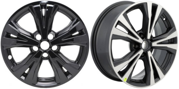 Nissan Rogue (2017-2020) Black Wheel Protectors 18 Inch Set