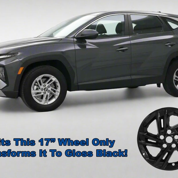 HYUNDAI TUCSON (2025-2026) SE 17” GLOSS BLACK SET OF 4