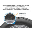 Universal Hubcaps 15 inch