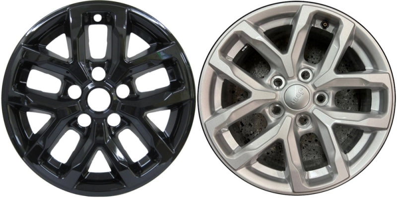 Jeep Gladiator (2022 - 2023) Wrangler (2023) Black Wheel Potectors 17 Inch Set